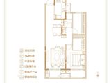 保利达状元府_2室2厅1卫 建面99平米