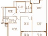 保利和悦滨江_4室2厅2卫 建面140平米