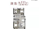 星斓荟_3室2厅2卫 建面111平米