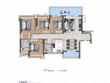 湛江招商国际邮轮城_4室2厅2卫 建面133平米