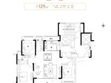 金隅钟楼天筑_3室2厅2卫 建面129平米