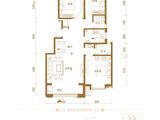 厚德福城II礼著_3室2厅2卫 建面111平米