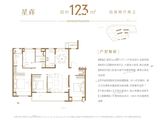 大华公园城市_4室2厅2卫 建面123平米