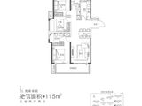 旭辉朗瑞中央公园_3室2厅2卫 建面115平米