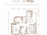 拾光里_3室2厅1卫 建面95平米