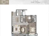 愉樾天成_3室2厅2卫 建面110平米