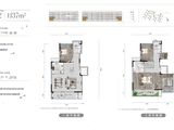 花山印象_4室2厅3卫 建面137平米