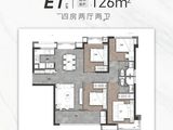 建发缦玥长滩_4室2厅2卫 建面126平米