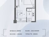 云峰中心2期_1室1厅1卫 建面54平米