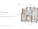 中国铁建滨海梧桐_3室2厅2卫 建面89平米