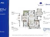 保利半岛1号_2室2厅2卫 建面107平米