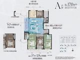 保亿湖珀润园_4室2厅3卫 建面170平米