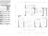 中国铁建西派逸园_4室2厅2卫 建面143平米