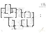 保利联发光合臻园_4室2厅2卫 建面131平米