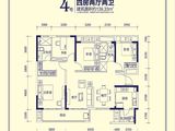 恒大天府城邦_4室2厅2卫 建面139平米