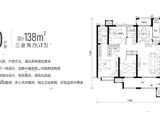 紫薇西棠_3室2厅2卫 建面138平米