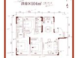 万盛珑玺_3室2厅2卫 建面104平米