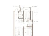 贻成学府尊邸_2室2厅1卫 建面91平米