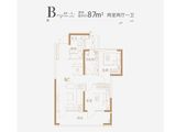 君一控股奥园翡翠云城_2室2厅1卫 建面87平米