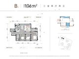 贵阳龙湖天曜_3室2厅2卫 建面106平米