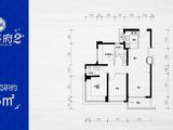 鸿荣源珈誉府2区_3室2厅2卫 建面85平米