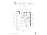 金地国际城_3室2厅2卫 建面108平米