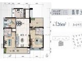 碧桂园翡翠城_4室2厅2卫 建面126平米