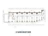 远洋万和四季_S1#商业首层户型平层图 建面57平米