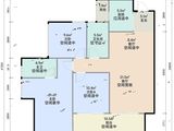 轨道云著_3室2厅2卫 建面89平米